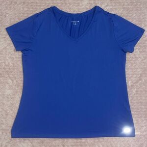 Amazon Essentials Womens Royal Blue Short Sleeve Active Top